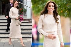 Kate Middleton returns to skirts after month of trousers with $320 knit set