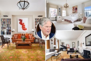 Former American Express CEO James Robinson has listed his Upper East Side home for more than a credit card swipe.