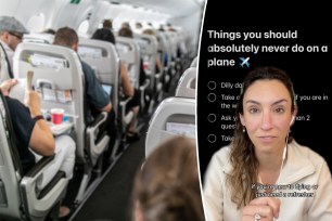 Chicago-based Jess Bohorquez, who runs the travel hacks page "Points By J," shared a video hitting out at those who hog armrests saying it was inconsiderate to others on the aircraft