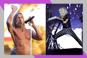 Iggy Pop (L) and Grimes are headlining at the 2023 III Points Festival in Miami.