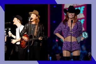 The Lumineers' Wesley Schultz (L) and Shania Twain are headlining at the 2023 Austin City Limits Festival.